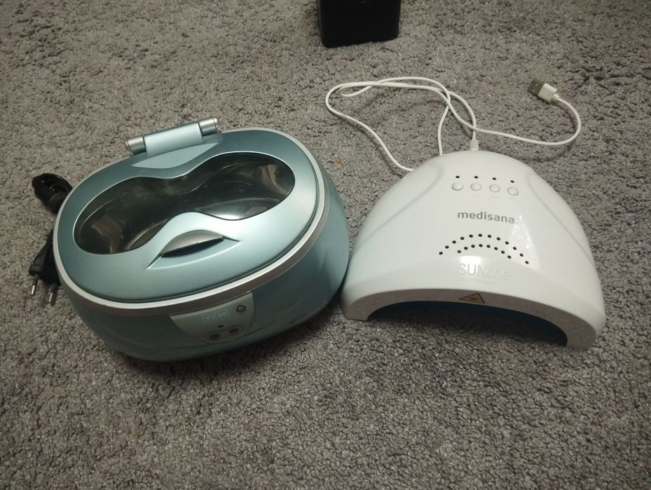 Электрозвуковой очиститель+ Uvled nail lamp