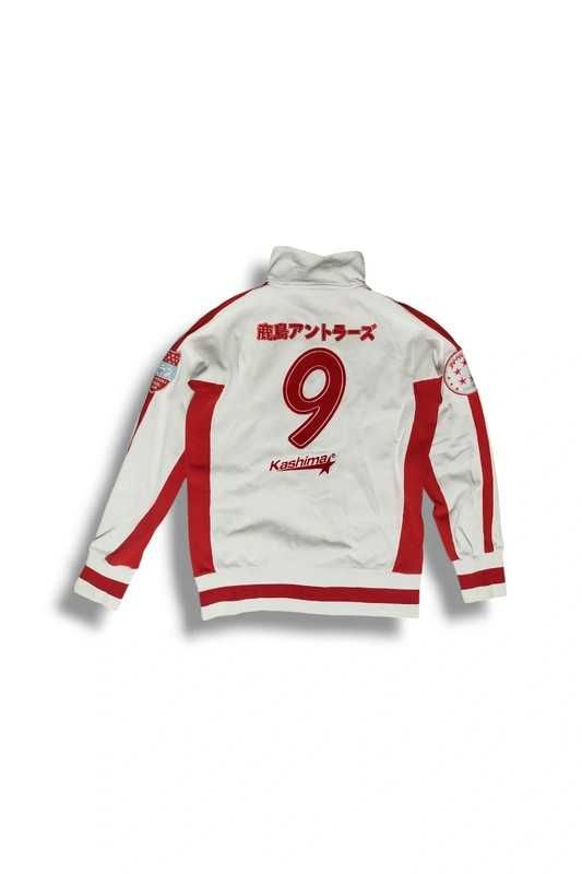 Y2K Soccer Kashima Football Retro Sweatshirt Zip Bluza Vintage