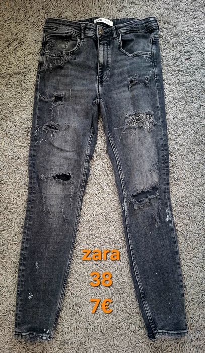 Calças ganga homem slim fit 38