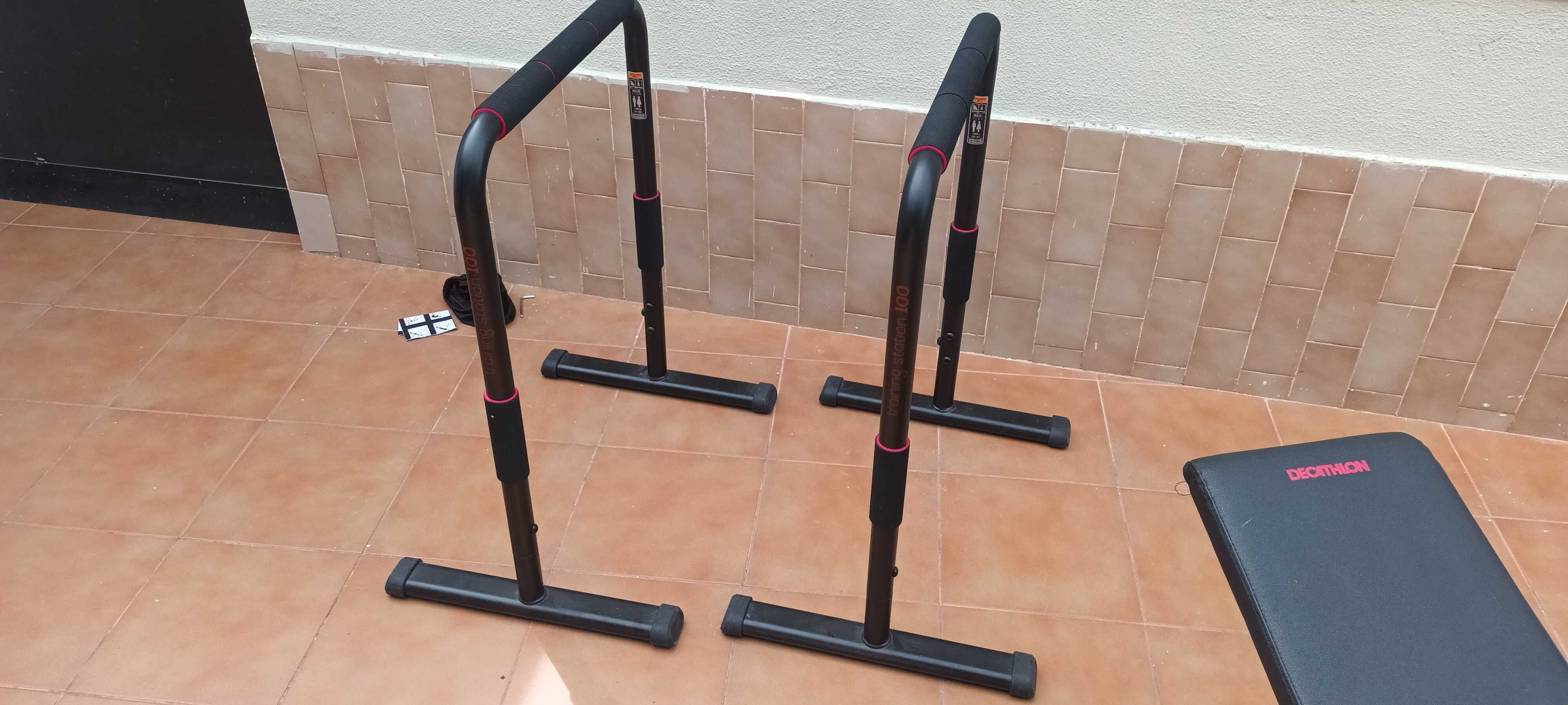 Multifunções, Rack, Banco, Barras, Pesos e vários outros acessórios