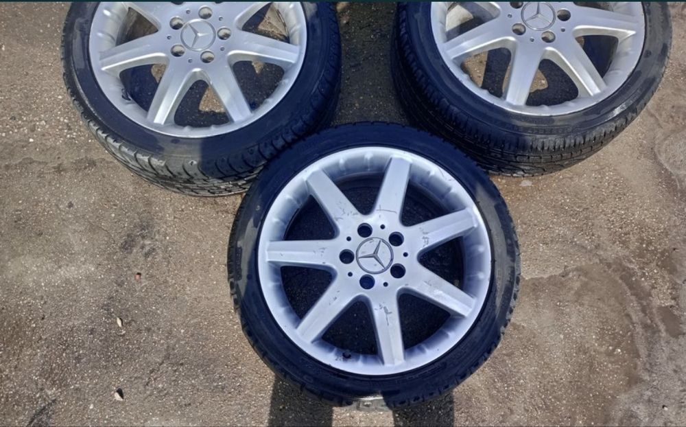 Alufelgi Mercedes 5x112 opony letnie 215/50/17” 2019r VW AUDI SKODA