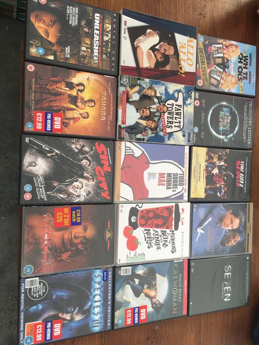 DVDs originais, coleção 144un