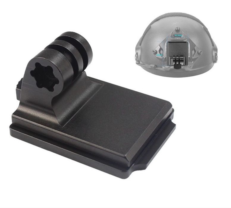 Алюмінійєвий адаптер NVG для кріплення екшн камери GoPro на шолом
