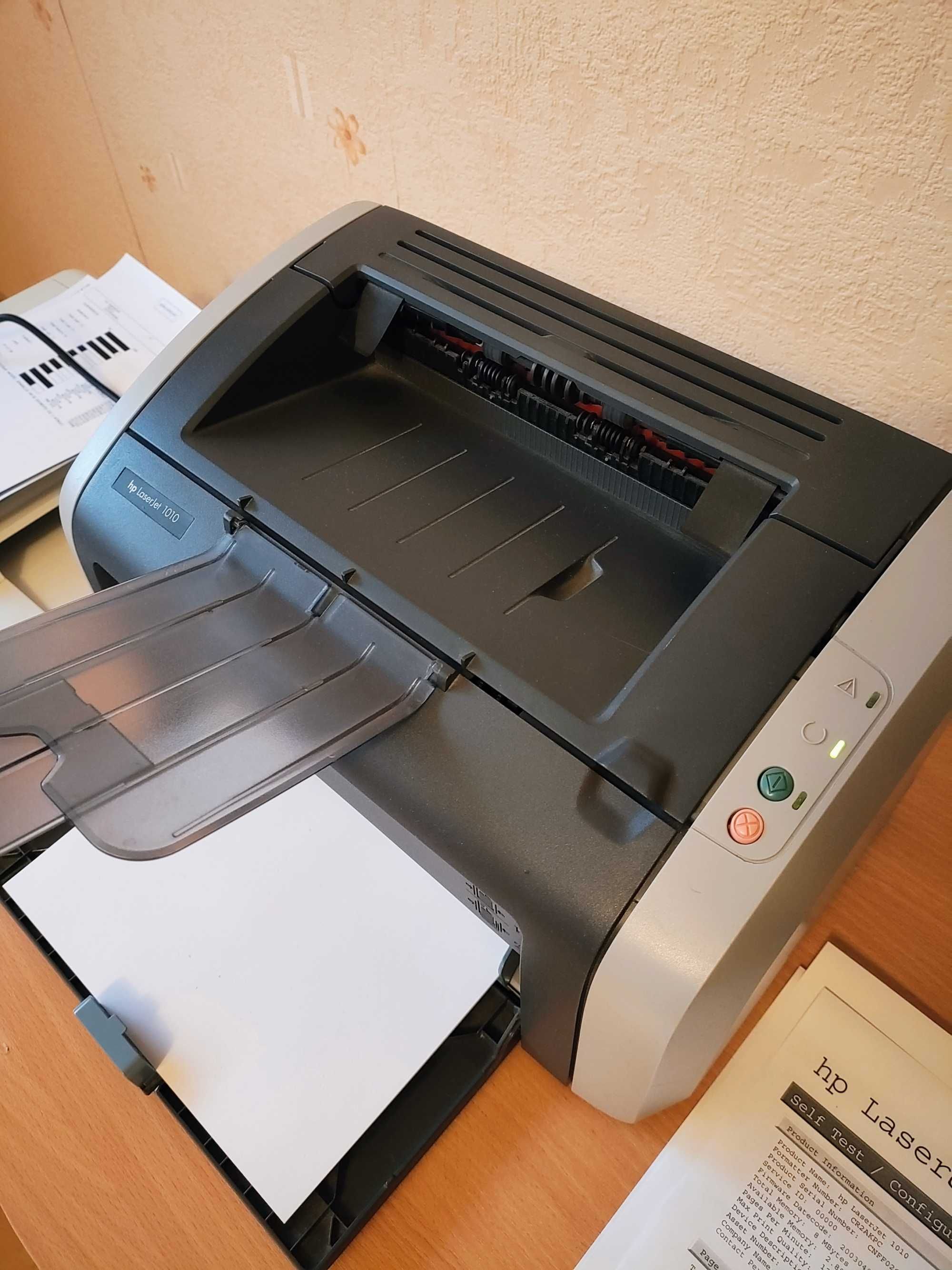 HP LaserJet 1010+nowy toner+przewody