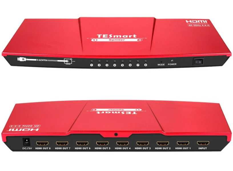 Tesla Smart HDMI Splitter Switcher 4K 2x8: Experiência Visual.
