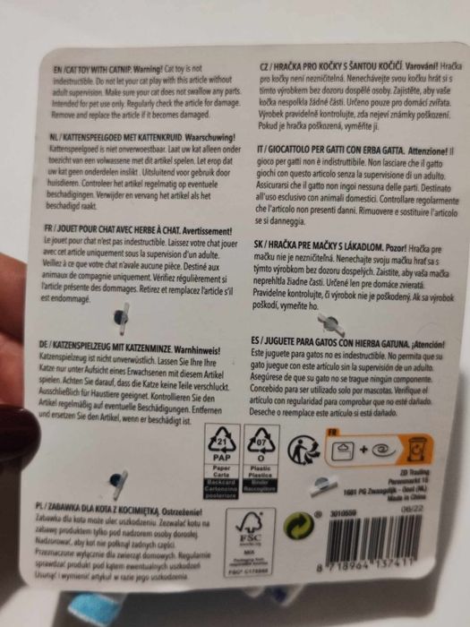 Zabawki dla kota