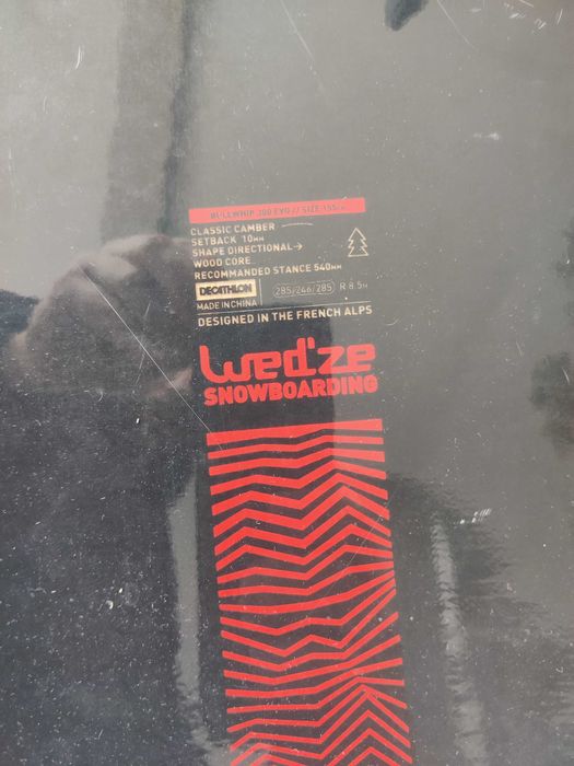 Prancha Snowboard Wedze Bullwhip 300 Evo 2020