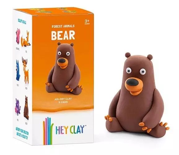 Hey Clay. Zwierzęta leśne. Niedźwiadek. TM Toys
