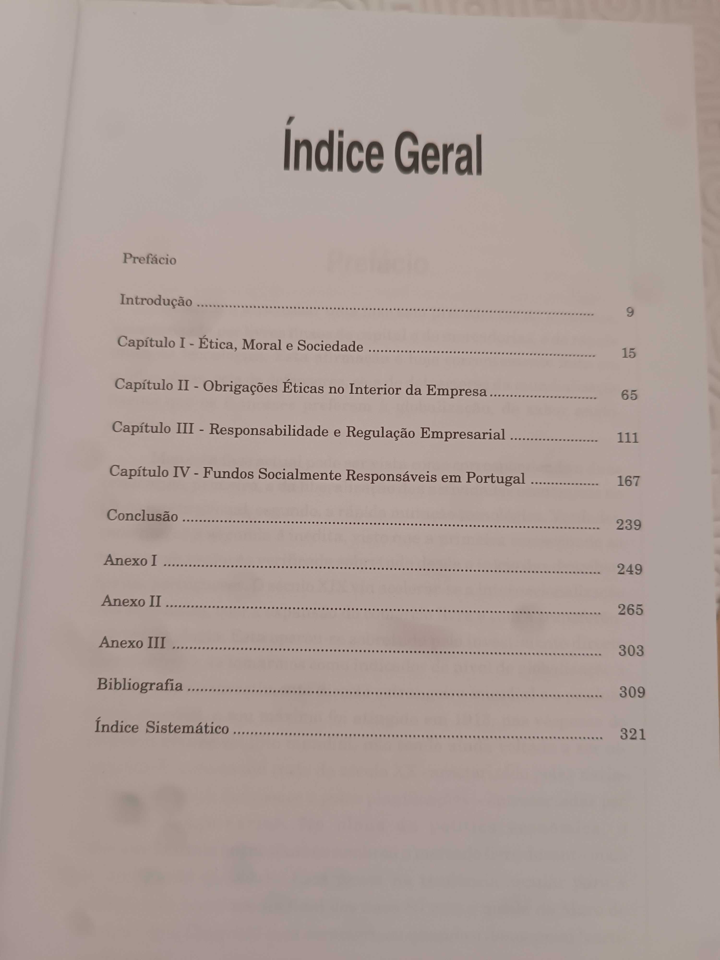 A Ética Empresarial e os Fundos Socialmente Responsáveis