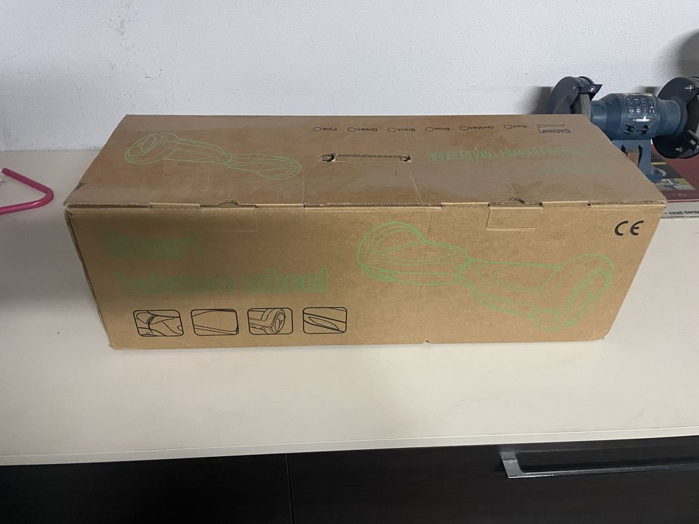 Hulajnoga Hoverboard elektryczny biały – jak nowy, w pudełku