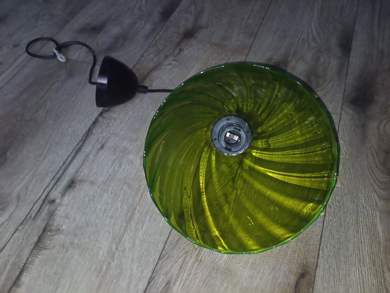 Lampa wisząca szklana z Ikea