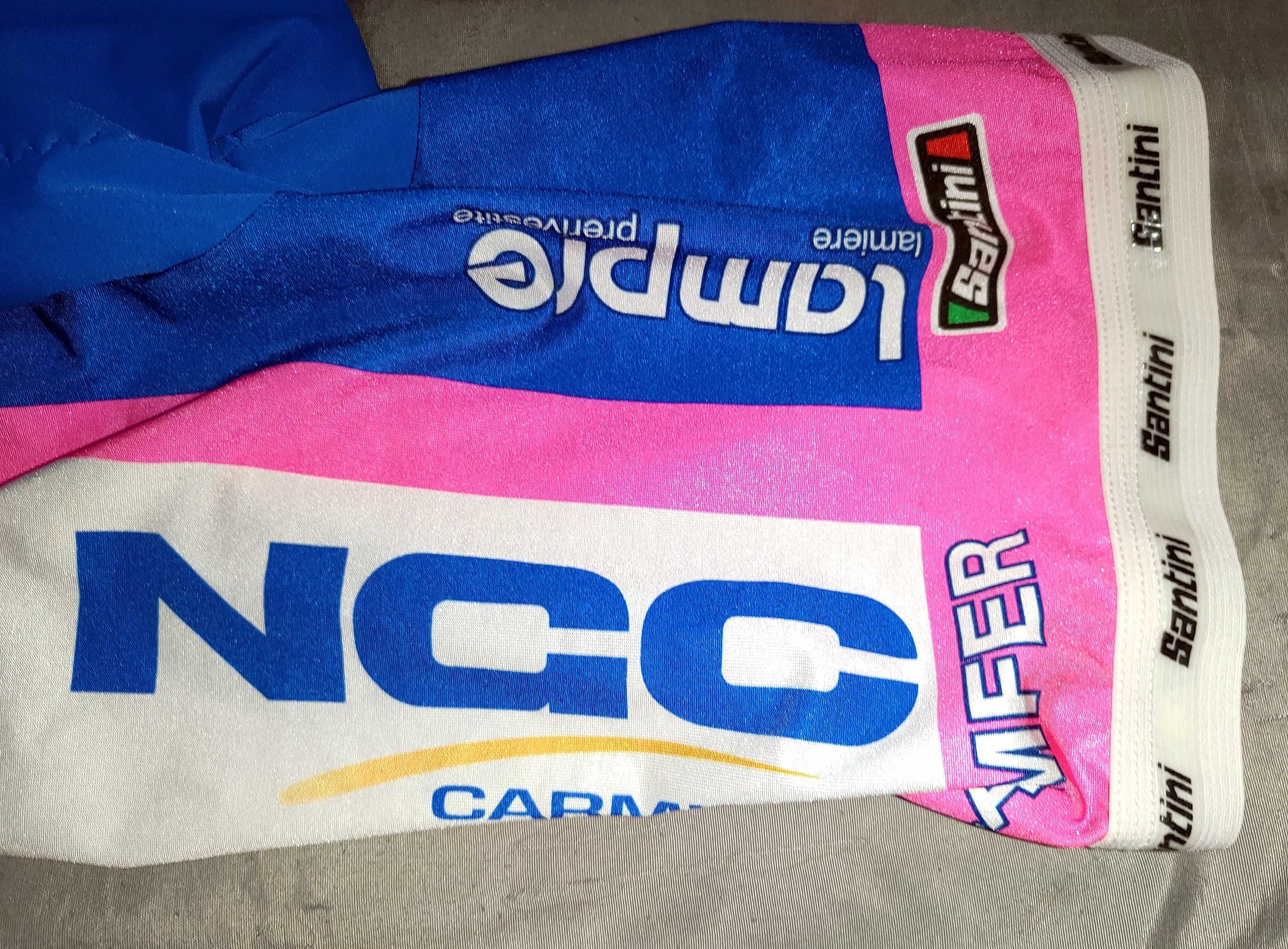 SMS SANTINI Lampre NCC strój kolarski  legendarnej grupy XXL CoolMax