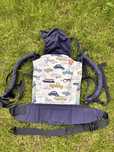 Nosidlo ergonomiczne Tula w samochodziki slow ride 7-20 kg