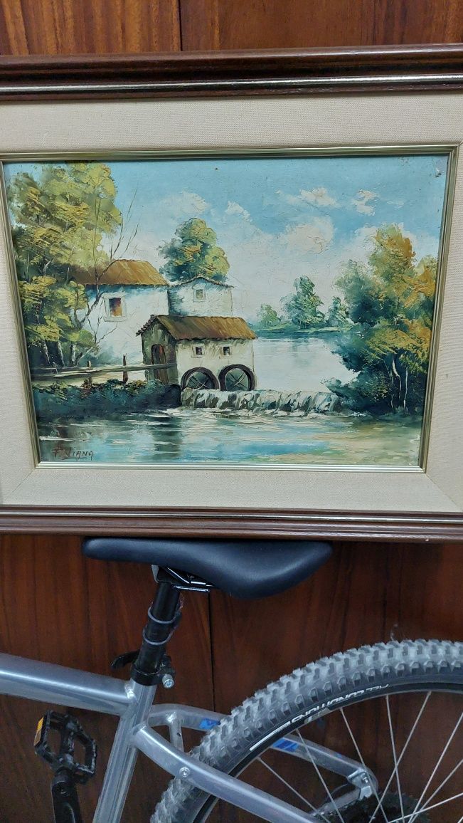 Quadro pintado à  mão
