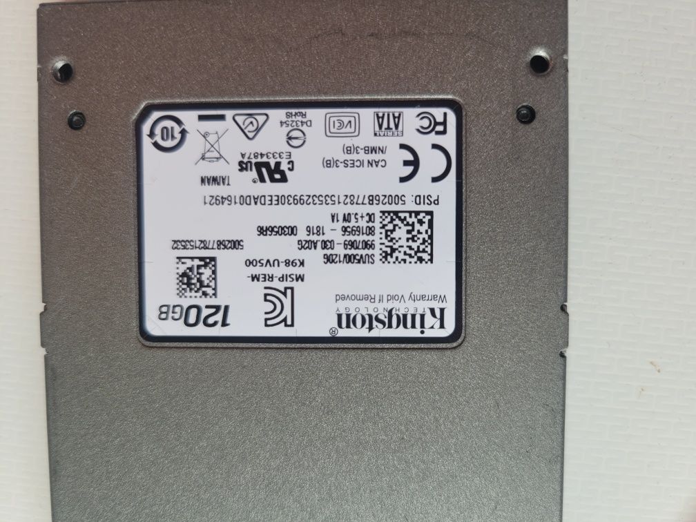 Жесткий диск SSD Kingston original. 120Gb