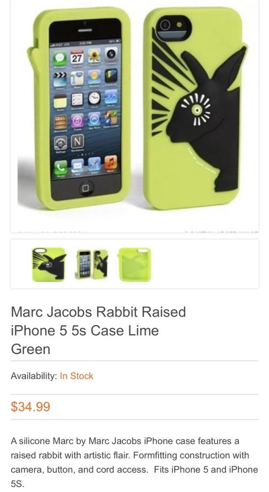 Чехол для iPhone 5/5s/SE MARC by MARC JACOBS