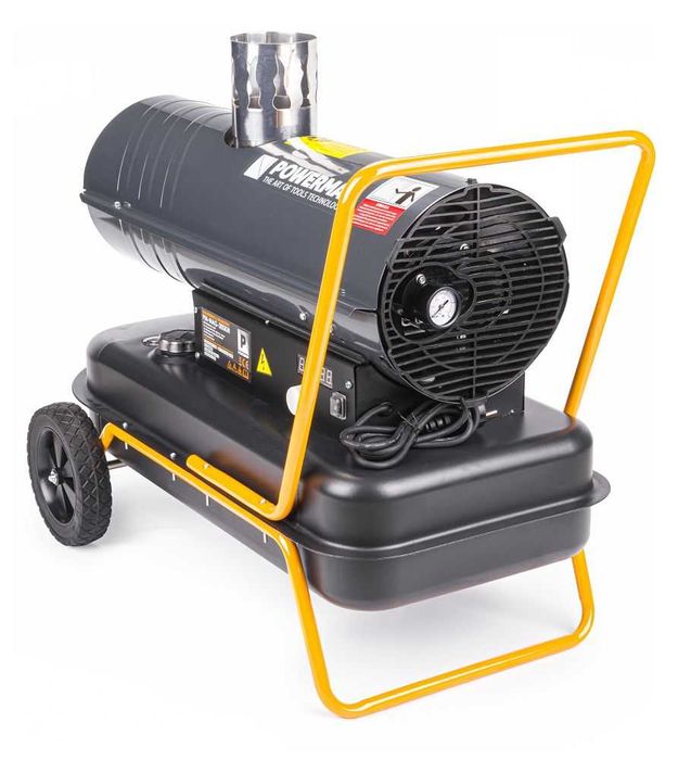 Nagrzewnica olejowa 30kW z odprowadzeniem spalin , termostat  Powermat