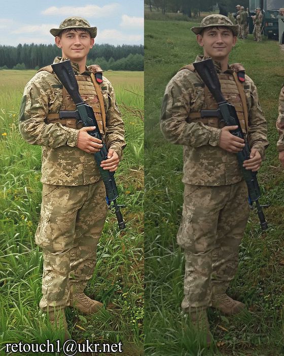 Ретуш фото  на скло, кераміку