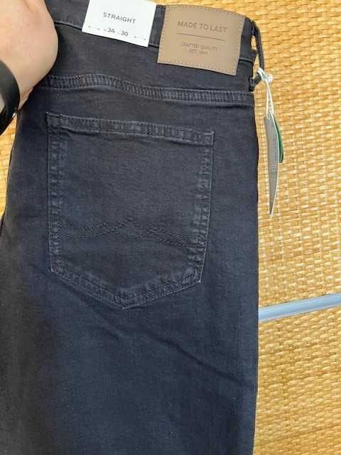 Czarne jeansy C&A 34/30 Straight NOWE!