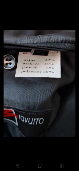 Garnitur trzyczęściowy r. 52