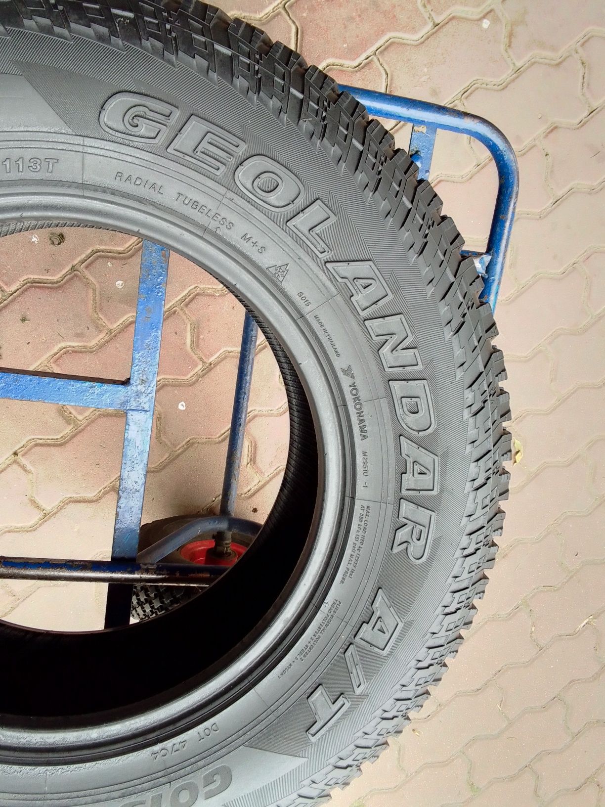 2 Opony zimowe 255/75r17 YOKOHAMA 6.5mm
