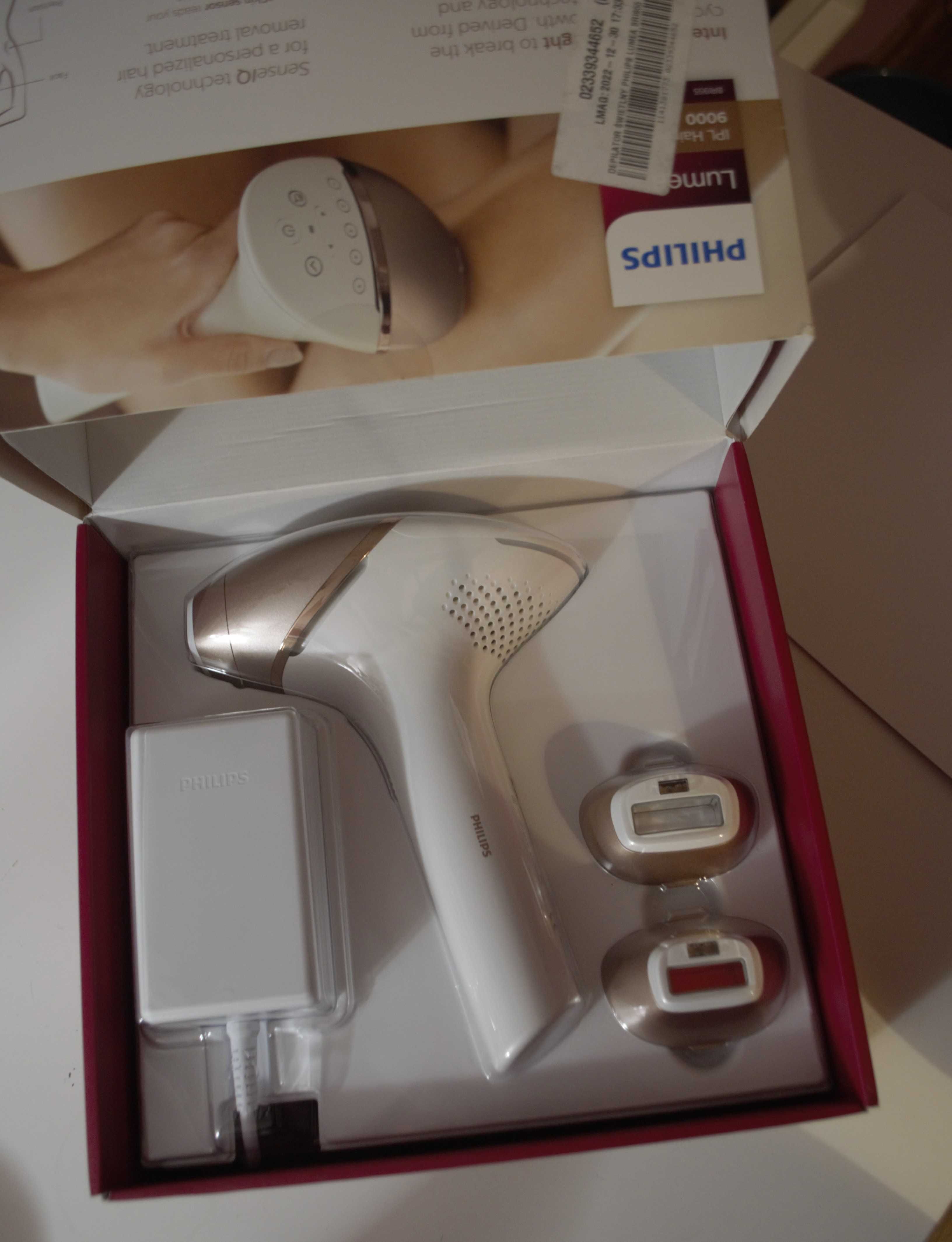 Depilator laserowy Philips Lumea 9000 IPL nowy, nieużywany