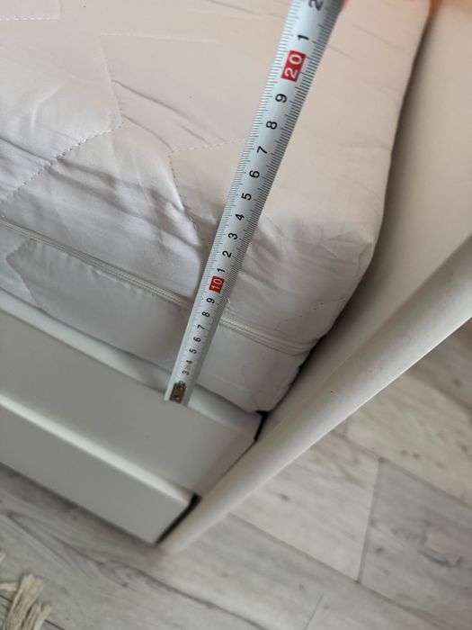 Łożko biale dla dziecka 160x85