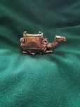 Rzeźba figurka wielbłąd mosiądz vintage retro