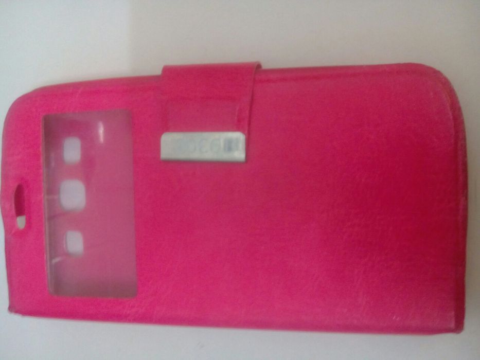 Capa pele Samsung Galaxy S3 rosa choc