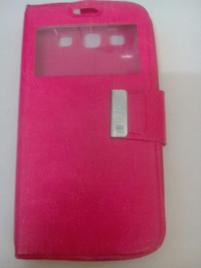 Capa pele Samsung Galaxy S3 rosa choc