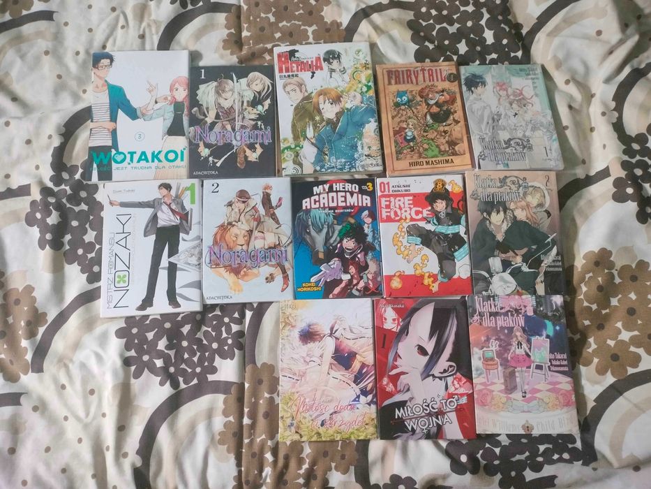 Mangi w Dobrym stanie | Fire force, Noragami, Klatka dla Ptaków itp. |