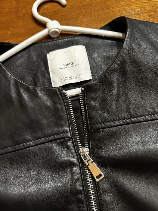 Шкіряна куртка Mango
