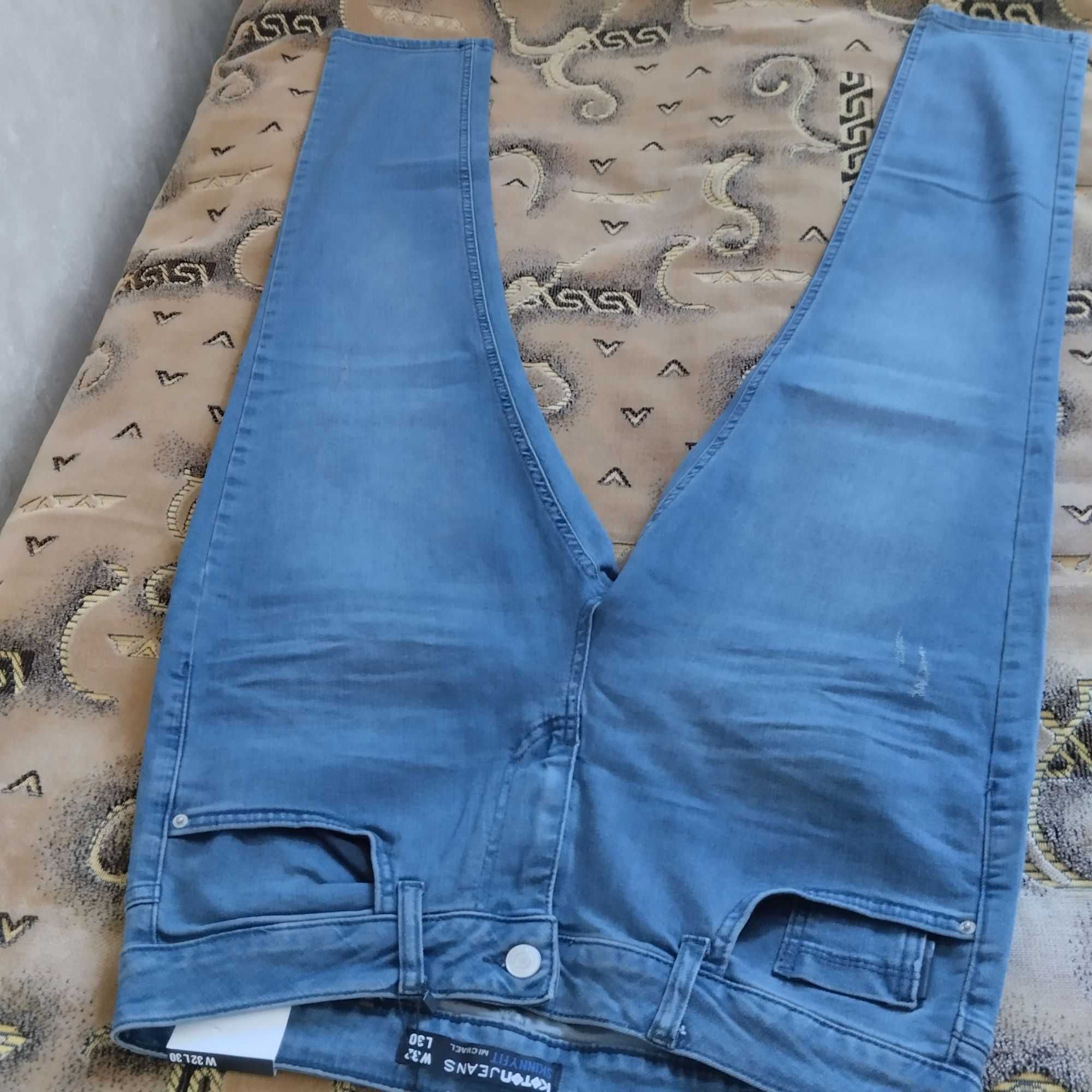 Джинси W32 L30 чоловічі сині Koton jeans MICHAEL 32 розмір