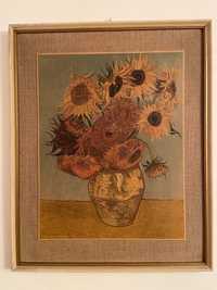Obraz ramie słoneczniki Vincent van Gogh reprodukcja prl antyk ludwi