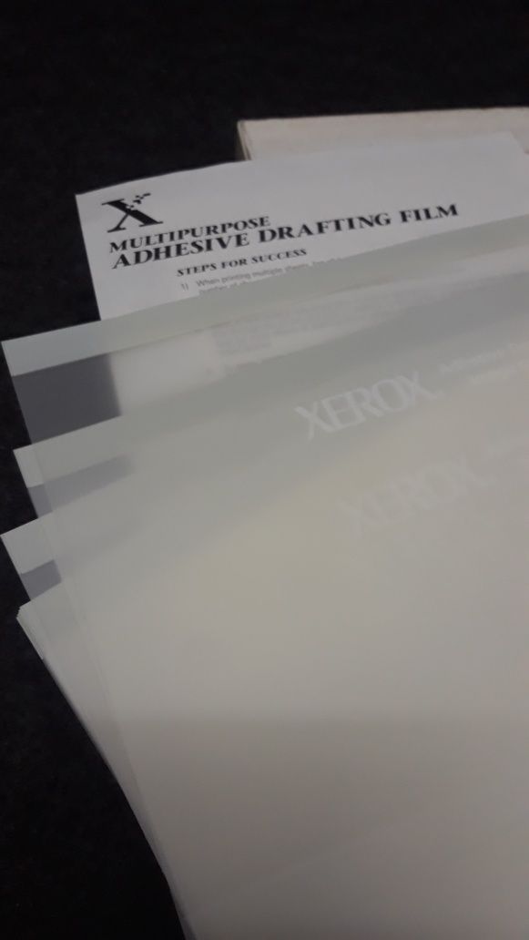 Papel Film Autocolante A4 Xerox Laser (pacote 50 uni) (novo)