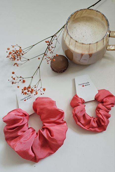 Gumki ,gumka scrunchies, handmade, mama córka