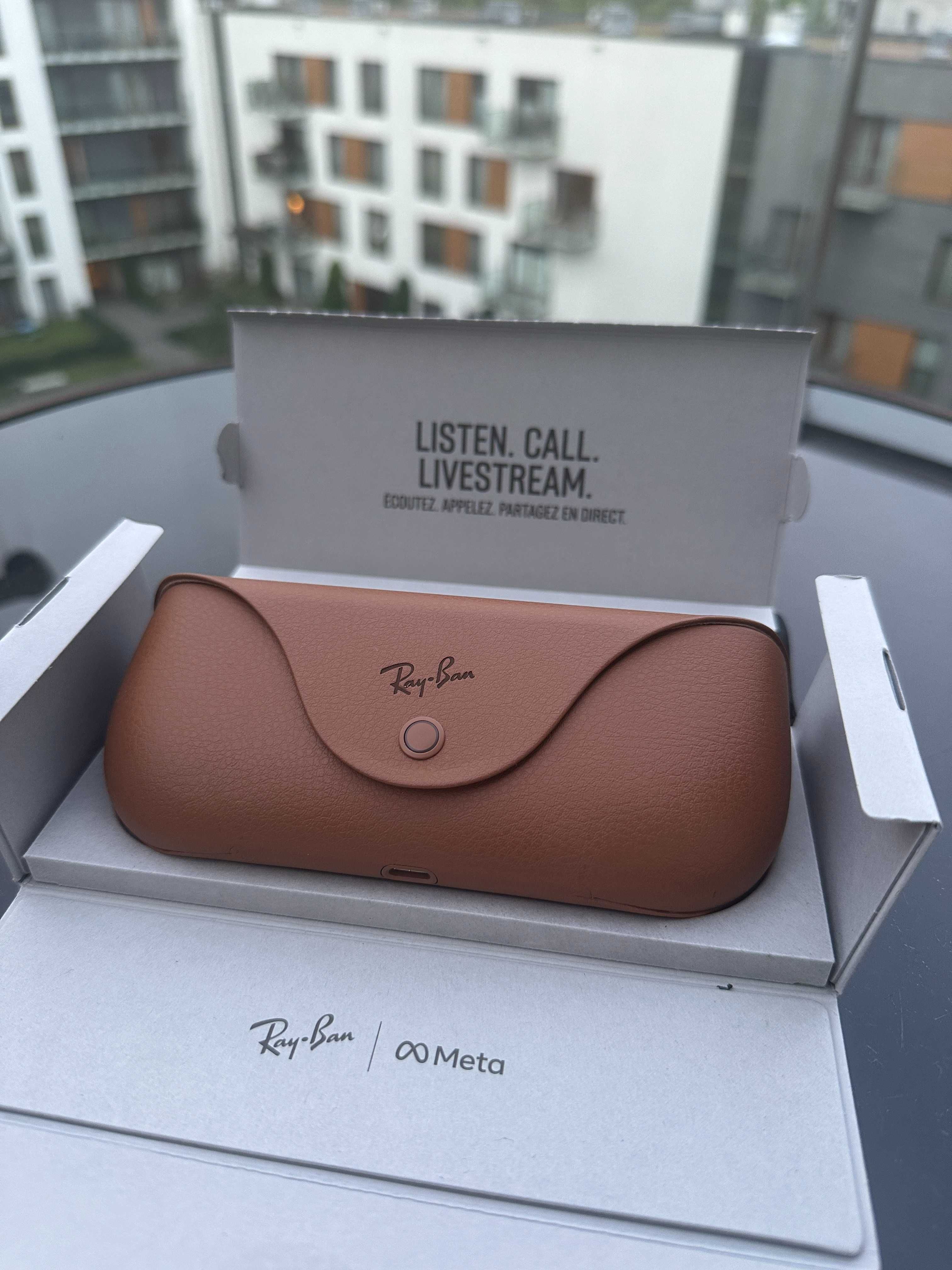 Смарт-окуляри Ray-Ban Meta Headliner чорні із хамелеон Sapphir лінзами