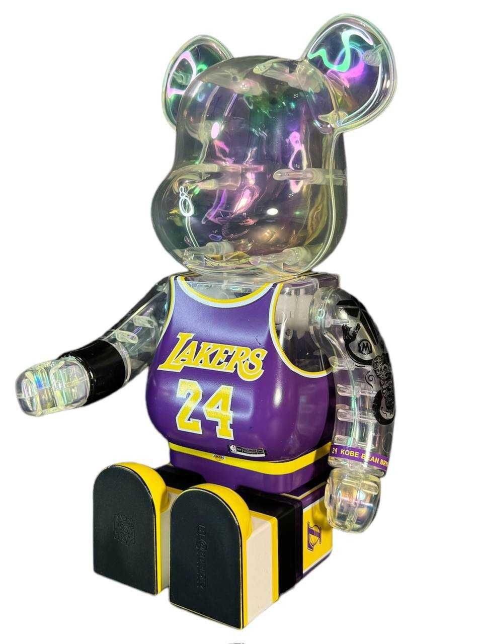 Bearbrick LAKERS 24 28cm (бірбрік) колекційна іграшка