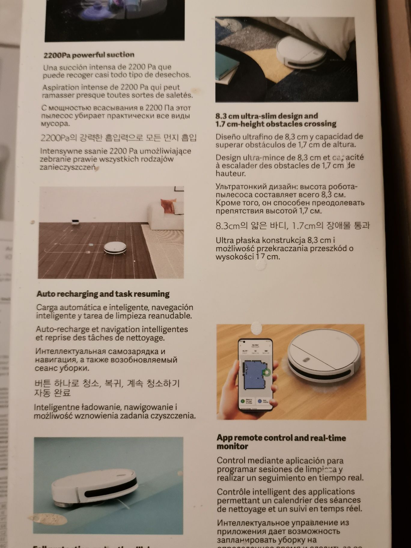 Mi robot vacum-mop essential robot sprzatajacy