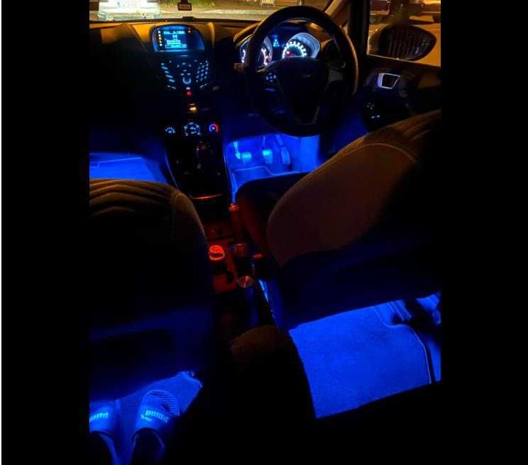 Oświetlenie wewnętrzne samochodu taśma świetlna LED RGB -USB- WINZWON