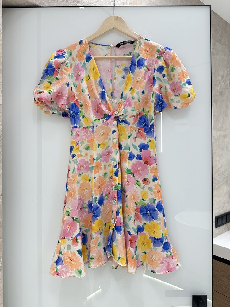 Сукня Zara , сукня Zara вязка, сукня Zara жовта