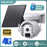 Kamera zewnętrzna SHIWOJIA 4g SIM,5MP, solarna,czarna i biała