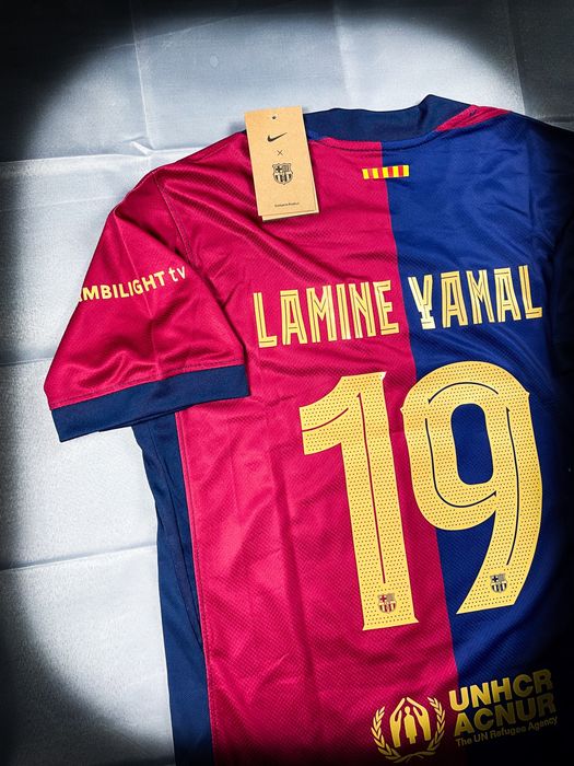 (M) Jersey Kit 24/25 Lamine Yamal #19 Barcelona Champions League / M