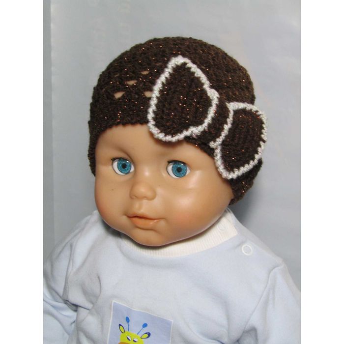 ażurowa czapka na szydełku. czapka dla dziewczynki. 1-2 lat.