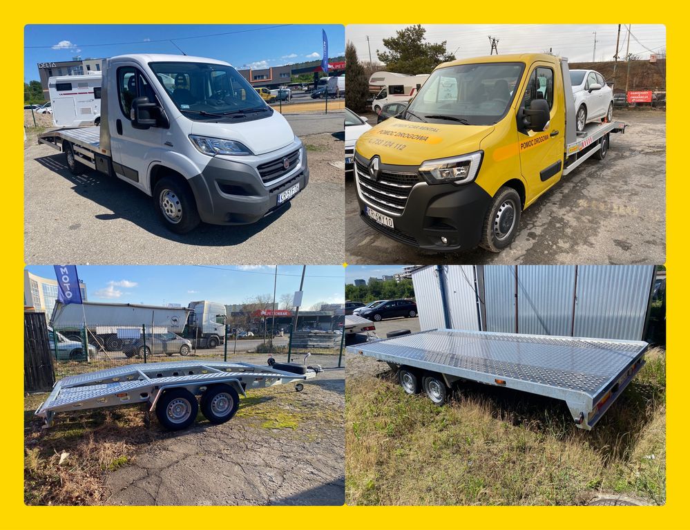 Laweta Autolaweta wynajem wypozyczenie auto laweta Ducato i Master