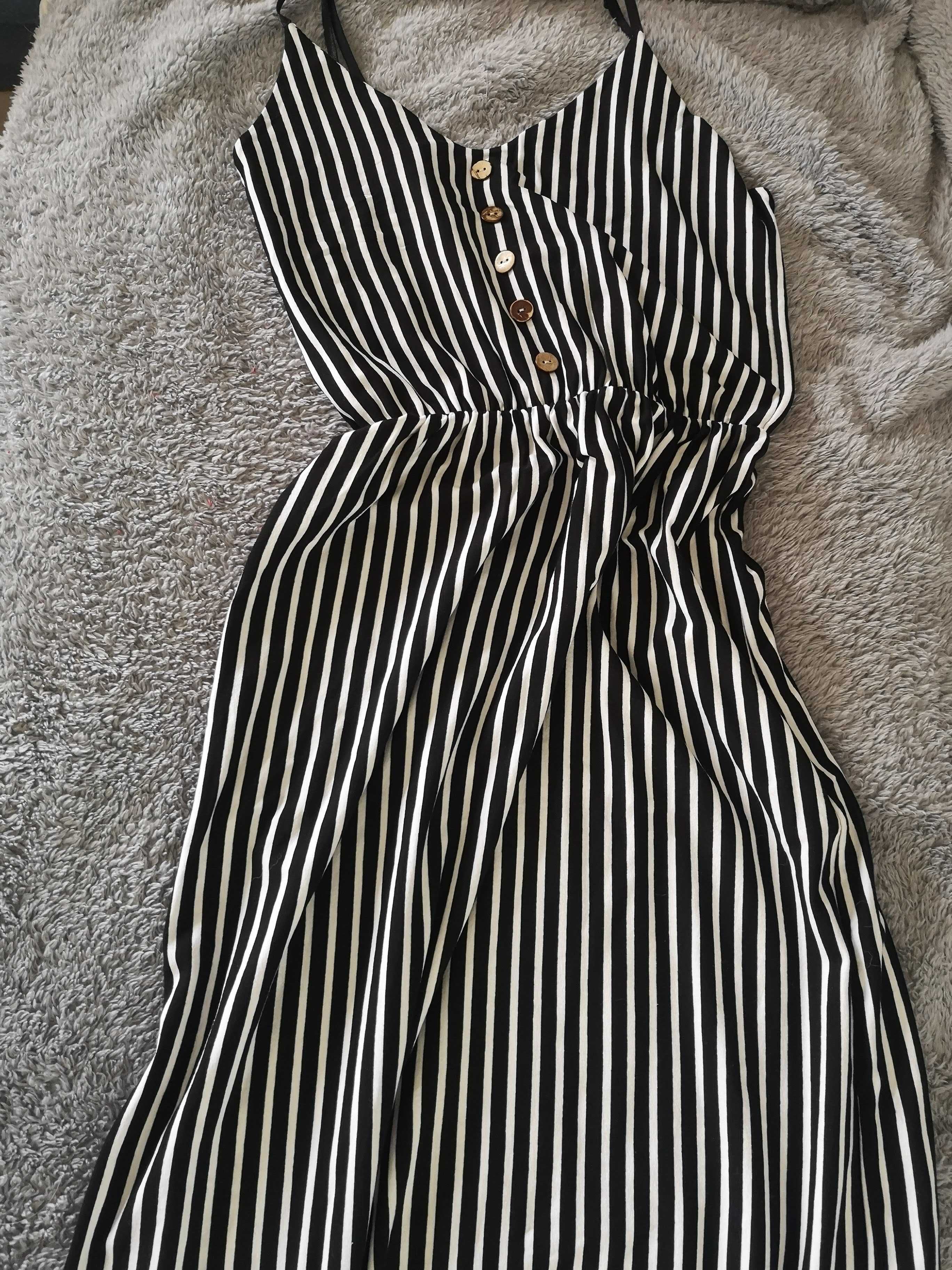 Sukienka maxi w paski