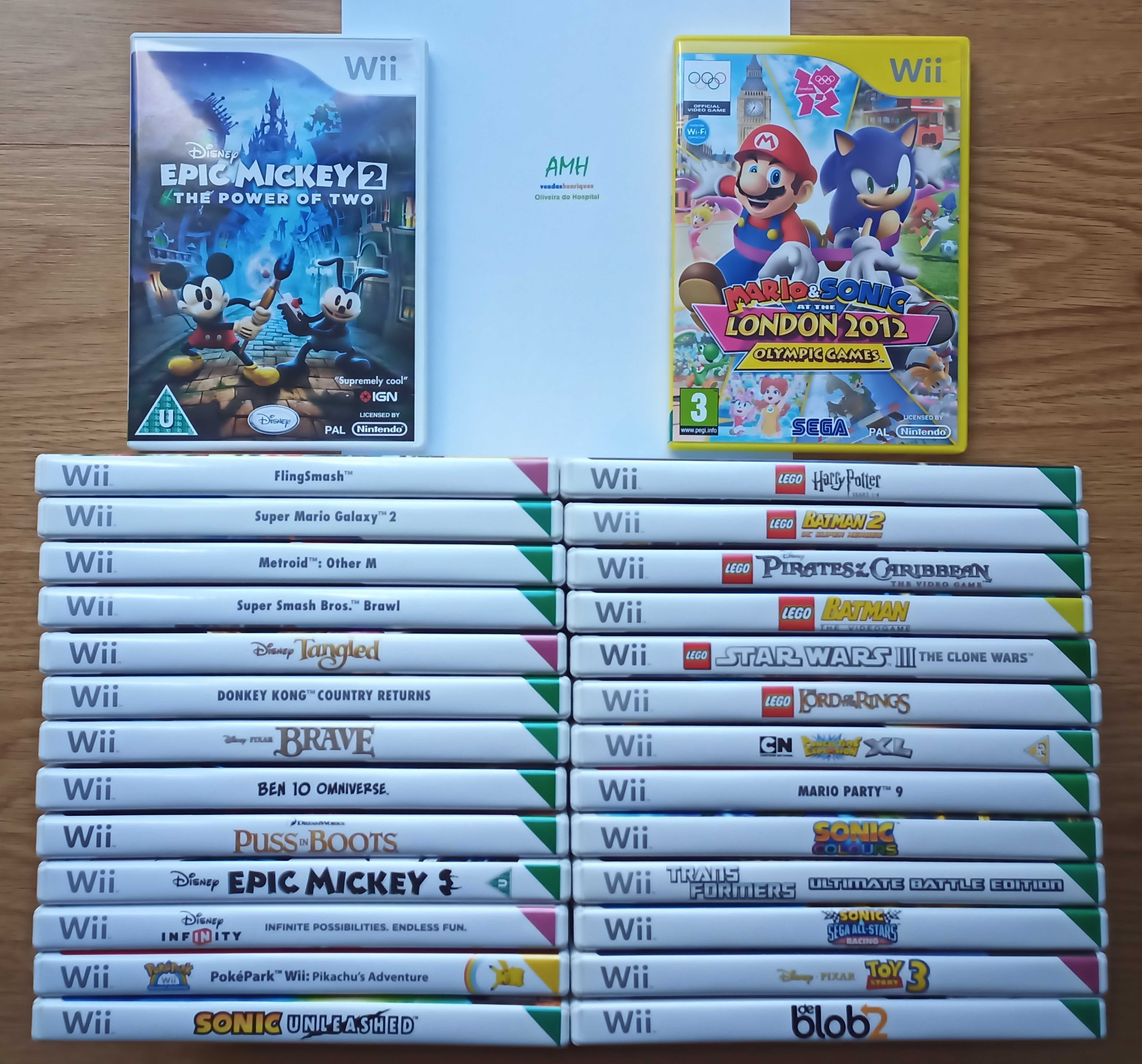 Colecção 28 jogos para Nintendo Wii