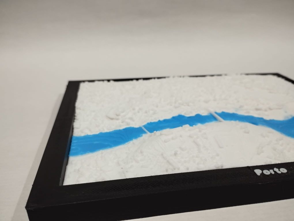 Mapa 3D Porto e Gaia