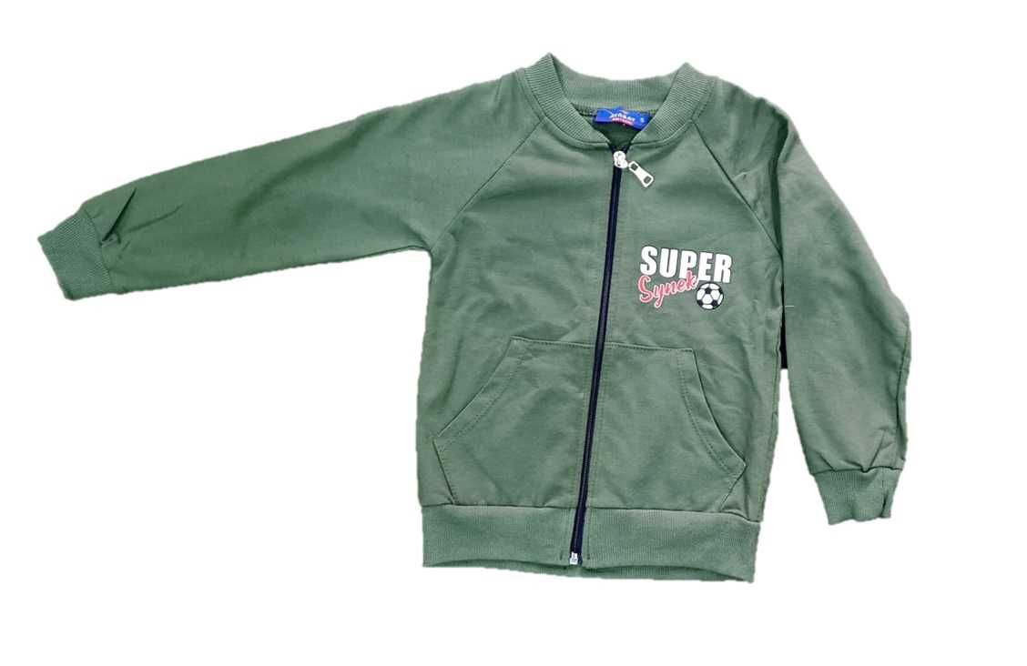 Dres Super Synek zielony khaki r.5lat ok.110 bawełna