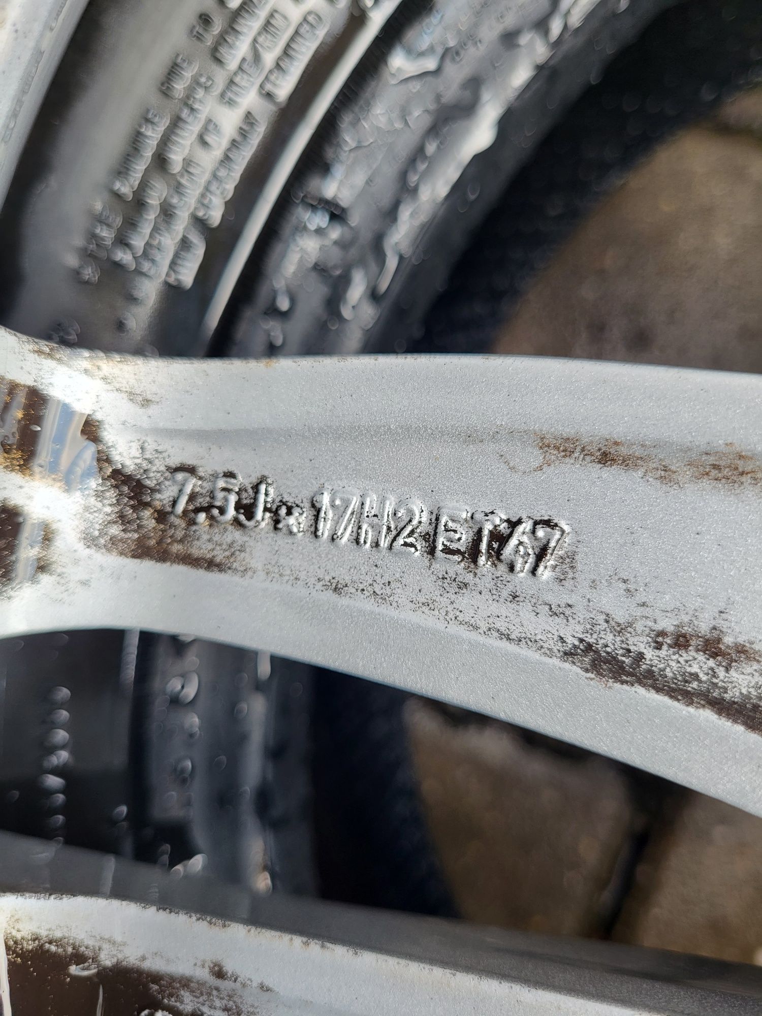 17 5x112 Felgi alu OEM 2 szerokości Mercedes
